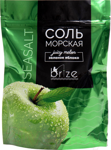 Изображение товара Соль для ванны Medicalfort Brize Зеленое яблоко Косметическая морская ароматизированная (1.1кг)