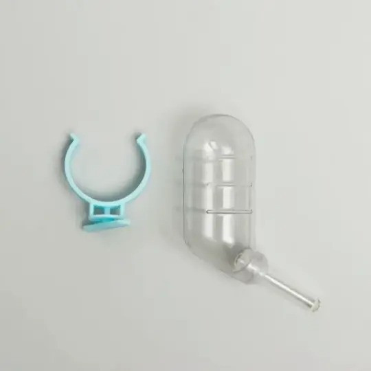 Изображение товара Поилка для птиц и грызунов Пижон 60мл (голубой)