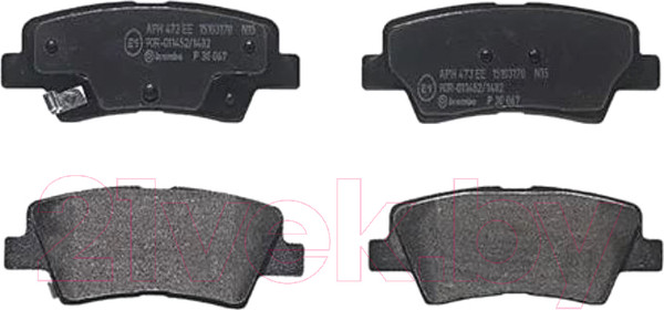 Изображение товара Тормозные колодки Brembo P30067