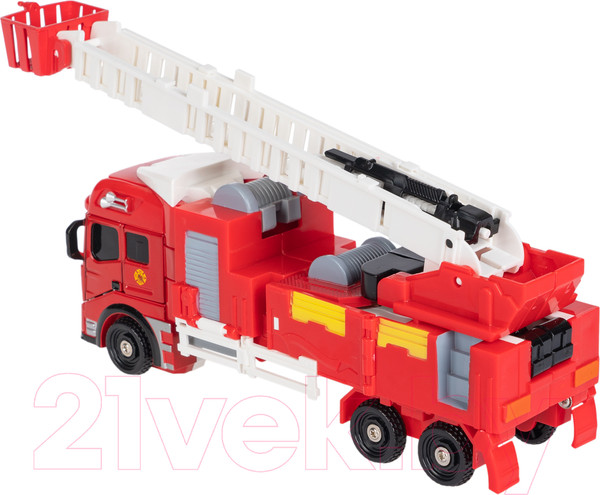 Изображение товара Робот-трансформер Bondibon Bondibot Пожарная машина с лестницей / ВВ6107 (красный)