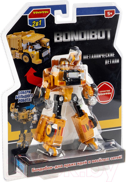 Изображение товара Робот-трансформер Bondibon Bondibot Строительная техника / ВВ6095