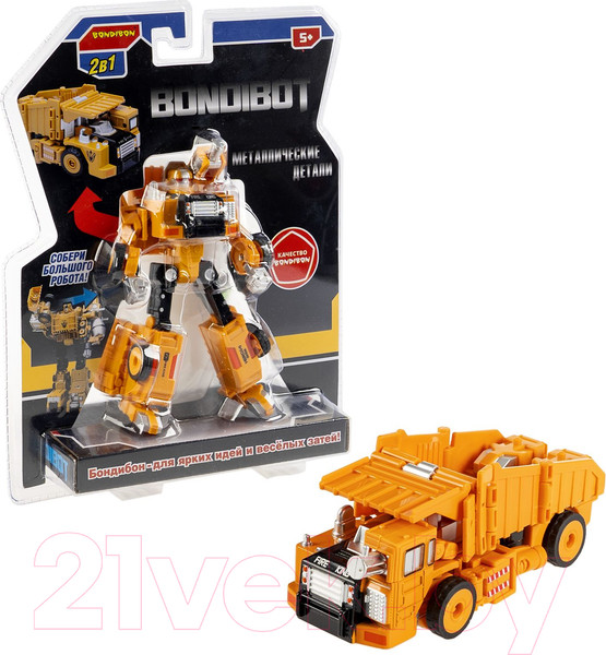 Изображение товара Робот-трансформер Bondibon Bondibot Строительная техника / ВВ6095