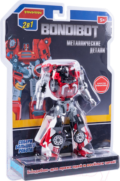 Изображение товара Робот-трансформер Bondibon Bondibot Пожарная машина / ВВ6103 (красный)