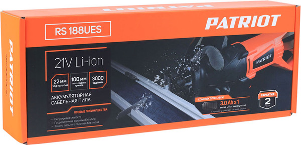 Изображение товара Сабельная пила PATRIOT RS 188UES