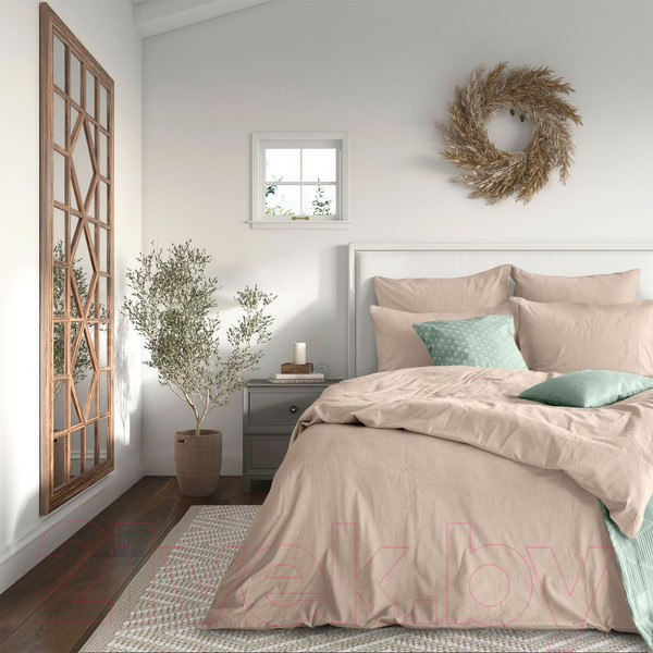 Изображение товара Комплект постельного белья Verossa Евро Melange Praline VRM 2515 Praline Д12 23