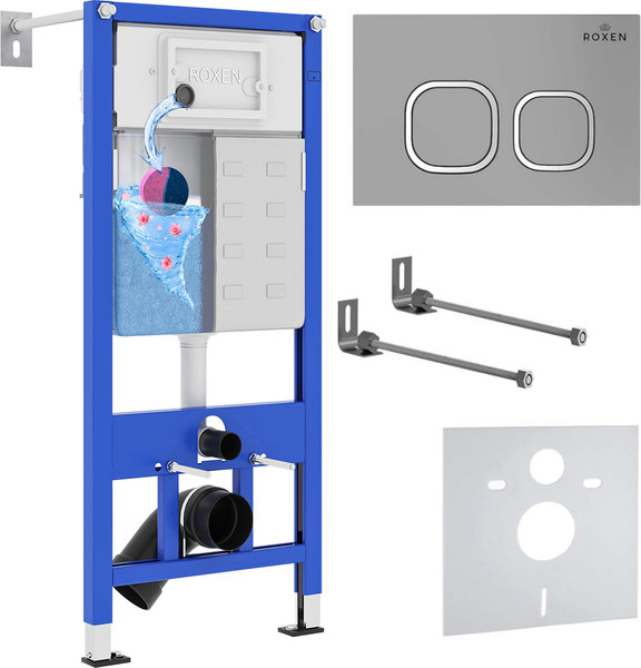 Изображение товара Инсталляция для унитаза Roxen StounFix Dual Fresh 832071