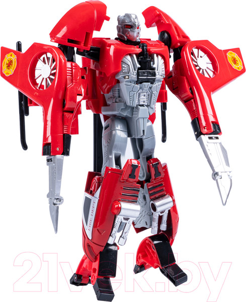 Изображение товара Робот-трансформер Bondibon Bondibot Вертолет пожарный / ВВ6105 (красный)