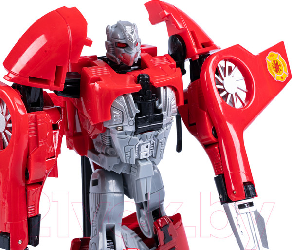 Изображение товара Робот-трансформер Bondibon Bondibot Вертолет пожарный / ВВ6105 (красный)