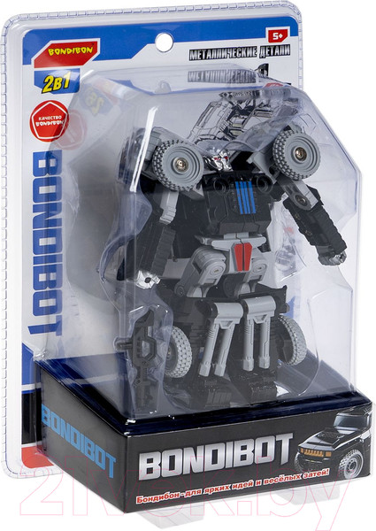 Изображение товара Робот-трансформер Bondibon Bondibot Джип / ВВ6102 (черный)