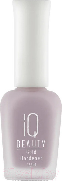 Изображение товара Средство для укрепления ногтей IQ Beauty Gold Hardener Lilac С коллоидным золотом (12.5мл)