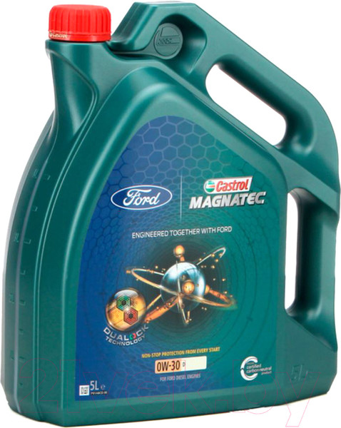 Изображение товара Моторное масло Ford Castrol Magnatec D 0W30 / 15F60C (5л)