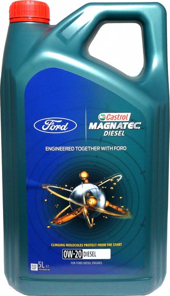 Изображение товара Моторное масло Ford Castrol Magnatec Diesel 0W20 / 15F73C (5л)