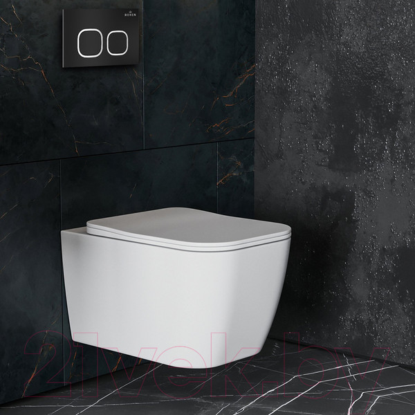 Изображение товара Унитаз подвесной с инсталляцией Roxen StounFix Dual Fresh 543879