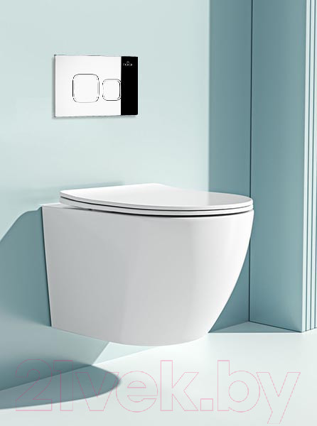 Изображение товара Унитаз подвесной с инсталляцией Roxen StounFix Dual Fresh 546881