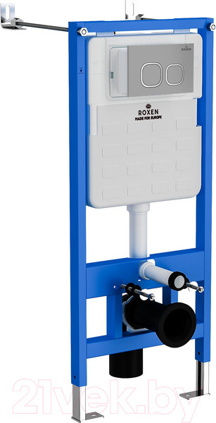Изображение товара Унитаз подвесной с инсталляцией Roxen StounFix Slim 569118
