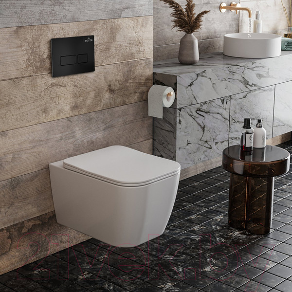 Изображение товара Унитаз подвесной с инсталляцией Roxen StounFix Dual Fresh 579341