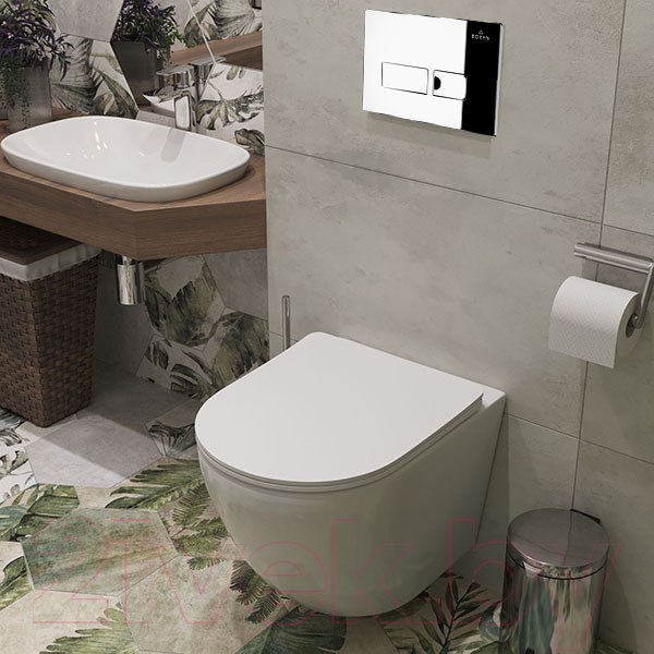 Изображение товара Унитаз подвесной с инсталляцией Roxen StounFix Dual Fresh 583589