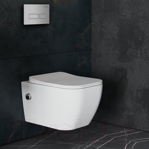 Изображение товара Унитаз подвесной с инсталляцией Roxen StounFix Slim 596716