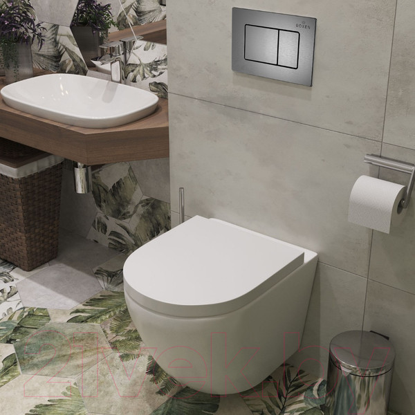 Изображение товара Унитаз подвесной с инсталляцией Roxen StounFix Dual Fresh 614314