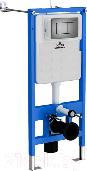 Изображение товара Унитаз подвесной с инсталляцией Roxen StounFix Slim 623444