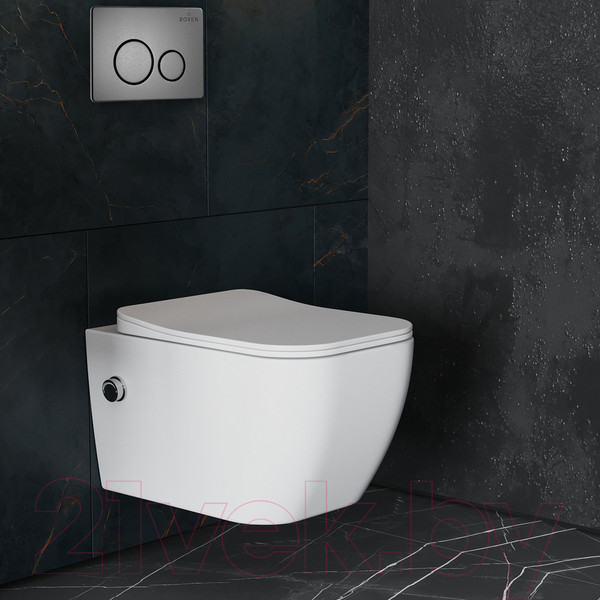 Изображение товара Унитаз подвесной с инсталляцией Roxen StounFix Dual Fresh 632852