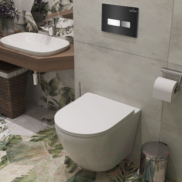 Изображение товара Унитаз подвесной с инсталляцией Roxen StounFix Dual Fresh 642915