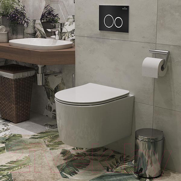 Изображение товара Унитаз подвесной с инсталляцией Roxen StounFix Dual Fresh 911522