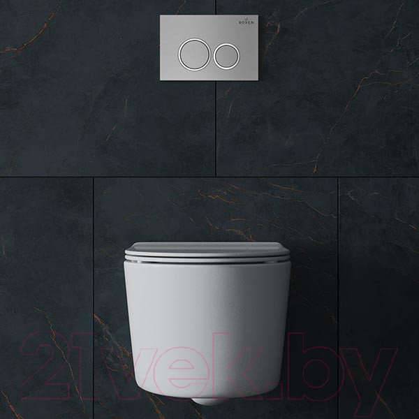 Изображение товара Унитаз подвесной с инсталляцией Roxen StounFix Dual Fresh 915792