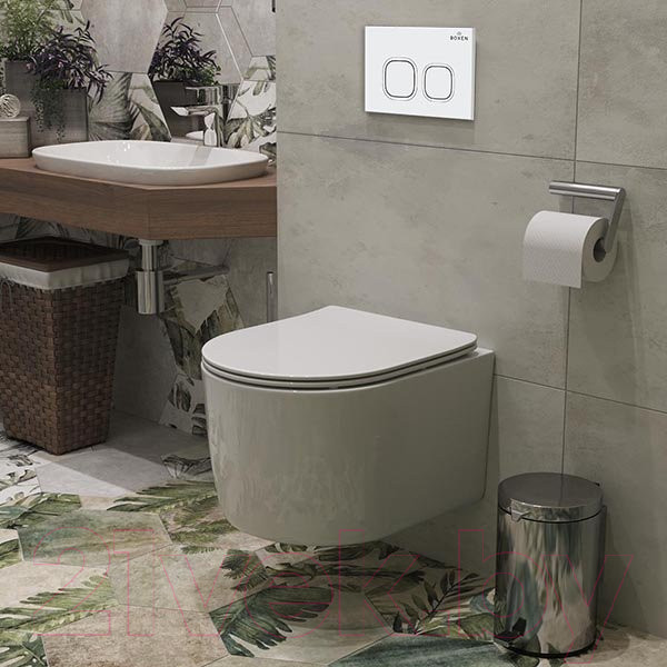 Изображение товара Унитаз подвесной с инсталляцией Roxen StounFix Dual Fresh 916803