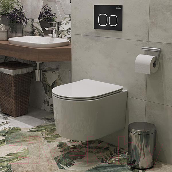Изображение товара Унитаз подвесной с инсталляцией Roxen StounFix Dual Fresh 917914