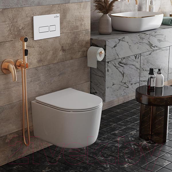 Изображение товара Унитаз подвесной с инсталляцией Roxen StounFix Dual Fresh 920247