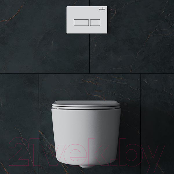 Изображение товара Унитаз подвесной с инсталляцией Roxen StounFix Dual Fresh 920247