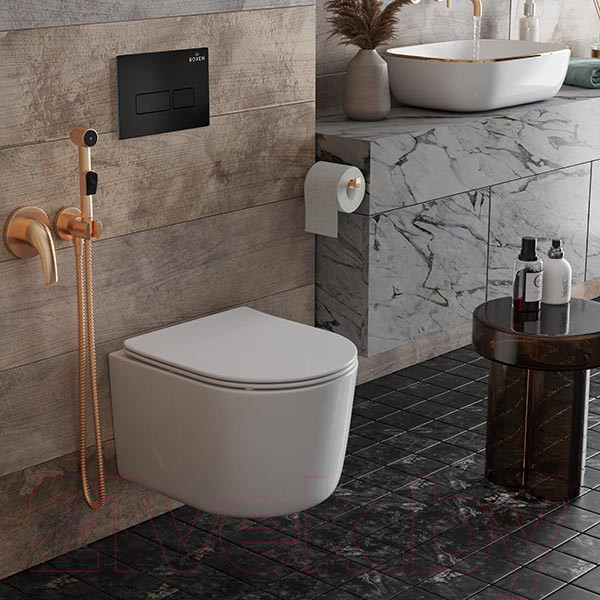 Изображение товара Унитаз подвесной с инсталляцией Roxen StounFix Dual Fresh 921358