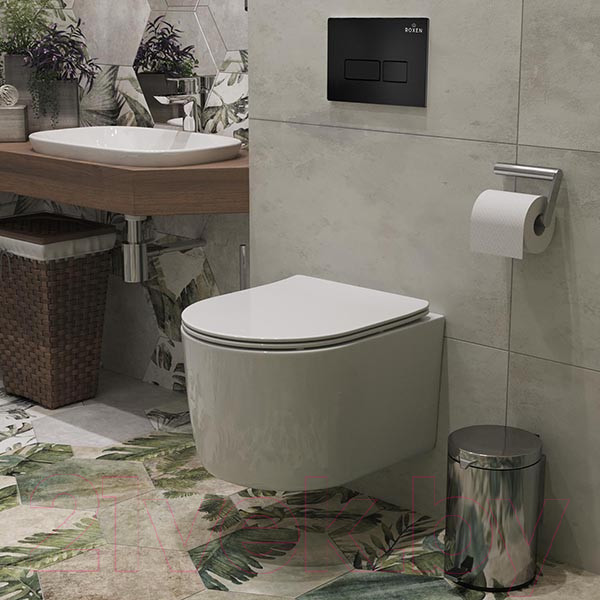 Изображение товара Унитаз подвесной с инсталляцией Roxen StounFix Dual Fresh 921358