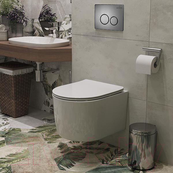 Изображение товара Унитаз подвесной с инсталляцией Roxen StounFix Dual Fresh 963592
