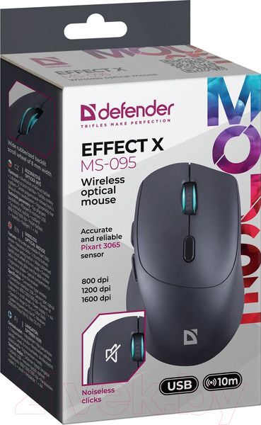 Изображение товара Мышь Defender Effect X MS-095 / 52095