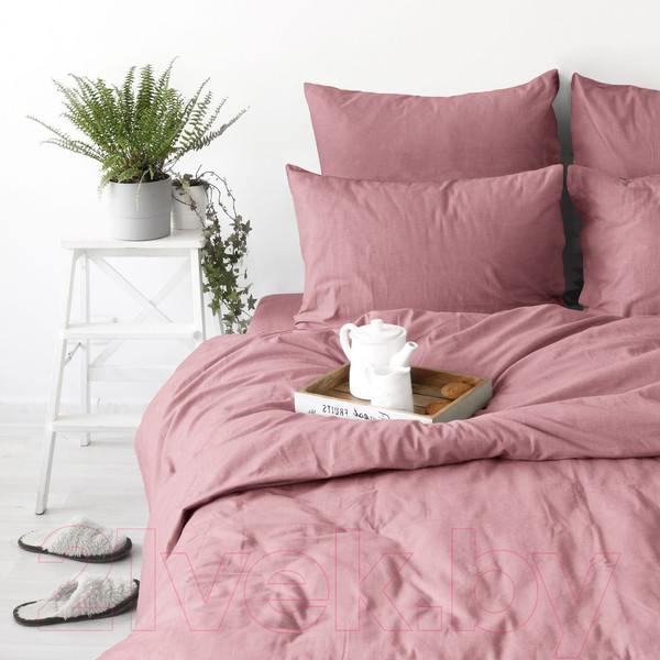 Изображение товара Комплект постельного белья Verossa 2.0сп Melange Marsala VRM 2040 Marsala Д12 23