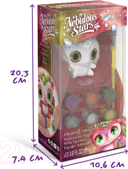 Изображение товара Набор для творчества Nebulous Stars Elana. Фигурка для раскрашивания / 11420_NSDA