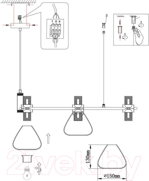 Изображение товара Люстра Omnilux Trevasco OML-59603-12