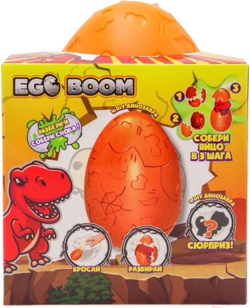 Изображение товара Игрушка-сюрприз Crazy Dino Динозавр с картой / CD05