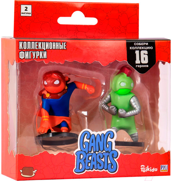 Изображение товара Набор фигурок коллекционных Gang Beasts Супергерой и рыцарь / GB2015-E