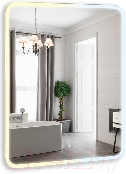 Изображение товара Зеркало Silver Mirrors Стив ТХ 68.5x91.5 / LED-00002893