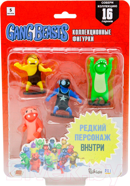 Изображение товара Набор фигурок коллекционных Gang Beasts Синий герой рестлер / GB2040-A