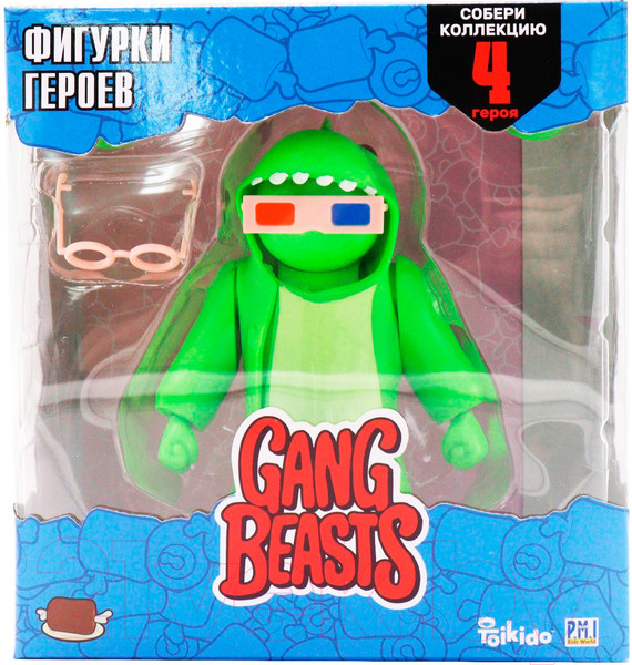 Изображение товара Фигурка коллекционная Gang Beasts Action / GB6000-C (зеленый)