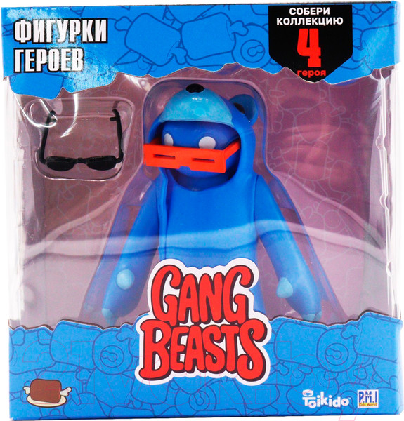 Изображение товара Фигурка коллекционная Gang Beasts Action / GB6000-B (синий)