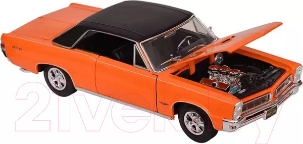 Изображение товара Масштабная модель автомобиля Maisto 1965 Pontiac GTO / 31885OG (оранжевый)