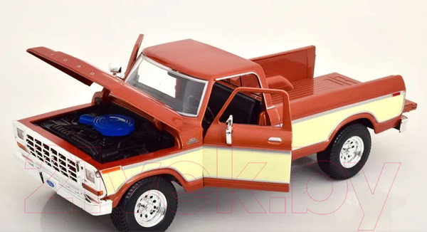 Изображение товара Масштабная модель автомобиля Maisto 1979 Ford F150 Pick-up / 31462BN (коричневый)