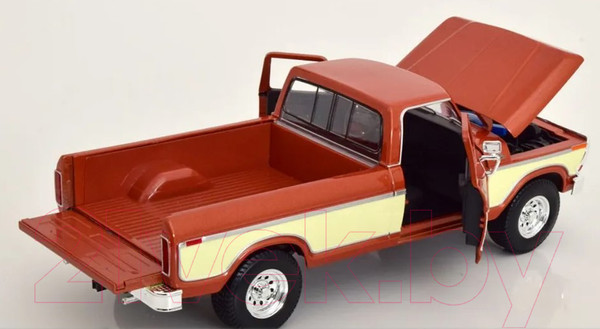 Изображение товара Масштабная модель автомобиля Maisto 1979 Ford F150 Pick-up / 31462BN (коричневый)