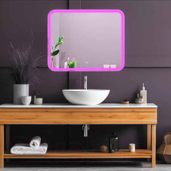 Изображение товара Зеркало Silver Mirrors Stiv Neo RGB 91.5x68.5 / LED-00002888
