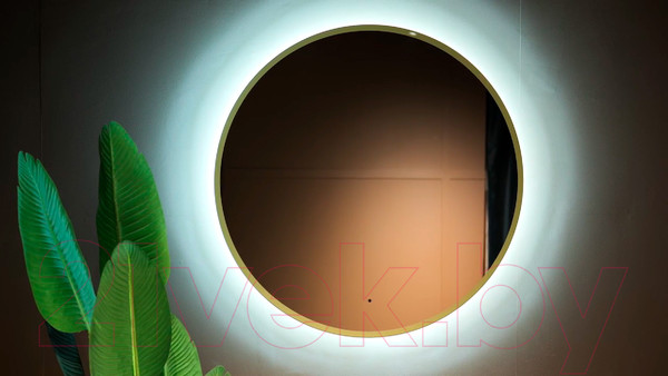 Изображение товара Зеркало Silver Mirrors Monaco Gold D77 / LED-00002766